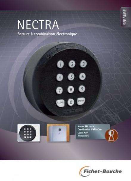 Nectra : Serrure à combinaison électronique